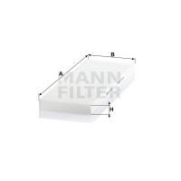 Фильтр салона MANN-FILTER CU 4151